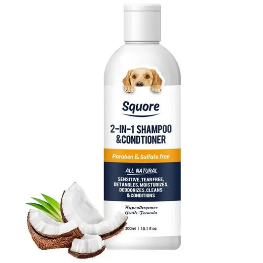Puppy Shampoo & Conditioner 2-in-1: Natural Moisturizing Care
