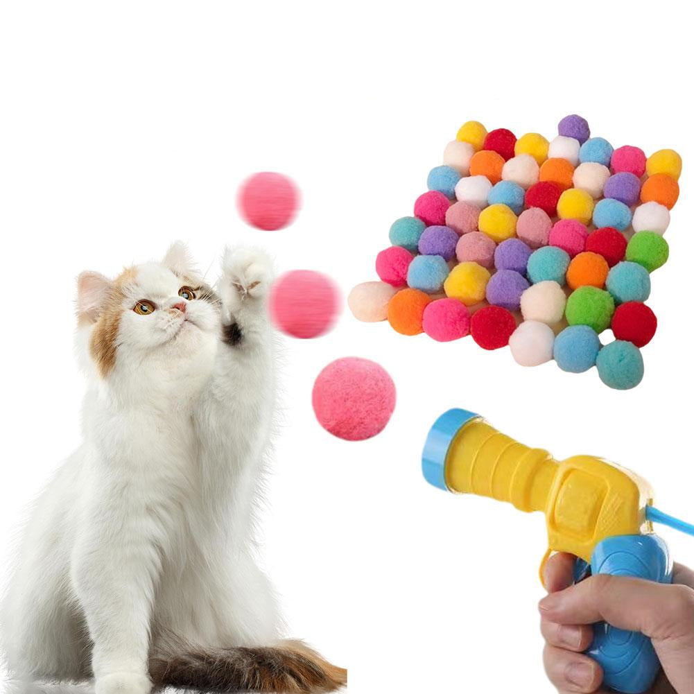 Cat Toys Interactive Ball Launcher | Silent & Engaging Fun