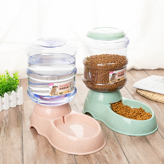 Large Pet Feeder & Water Dispenser for Cats & Dogs
