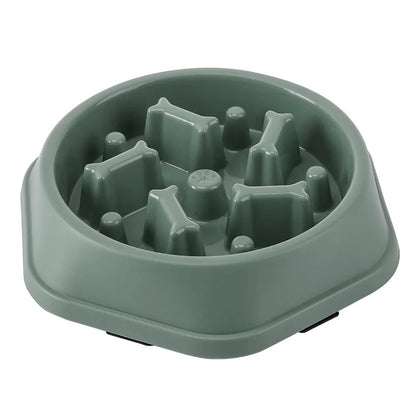 Slow Feeder Dog Bowl | Anti-Choking, Anti-Slip, Puzzle Design
