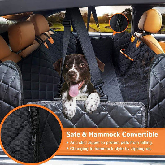 Waterproof Dog Car Seat Cover | Hammock with Mesh Window