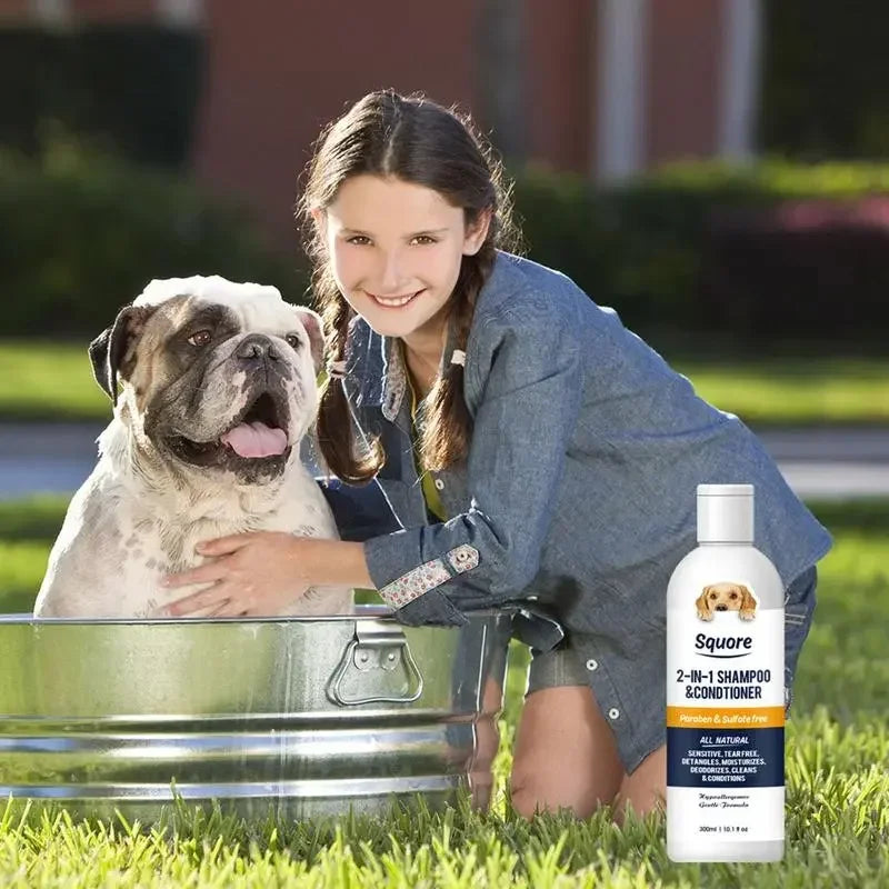 Puppy Shampoo & Conditioner 2-in-1: Natural Moisturizing Care