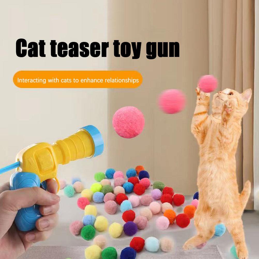Cat Toys Interactive Ball Launcher | Silent & Engaging Fun
