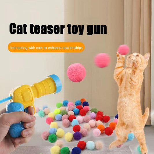 Cat Toys Interactive Ball Launcher | Silent & Engaging Fun