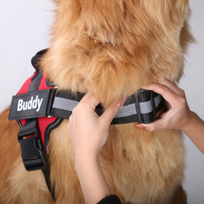 No-Pull Personalized Dog Harness - Reflective & Breathable